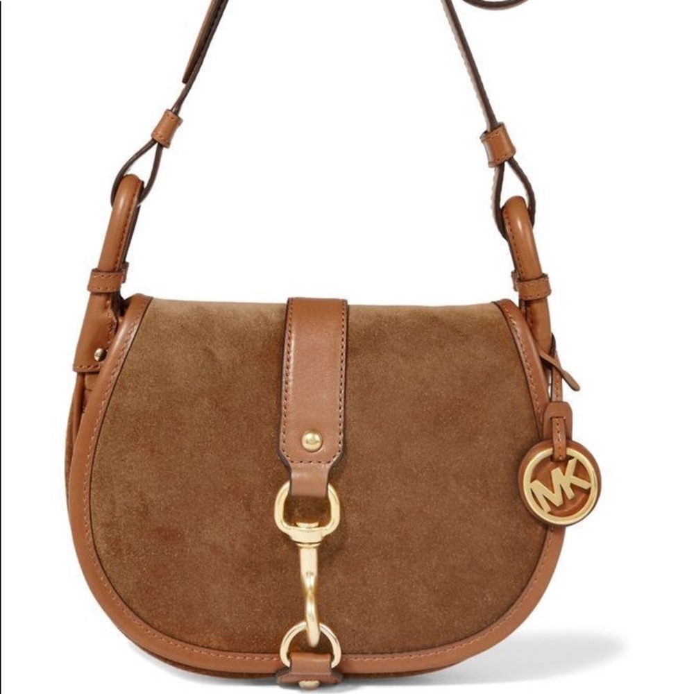 Michael Kors JAMIE Suede Crossbody